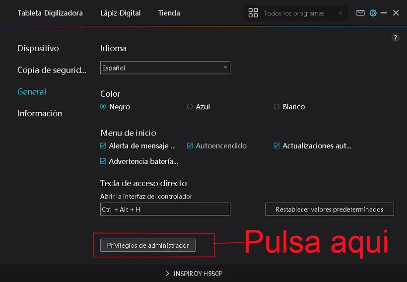 De repente no me reconoce el lapiz en photoshop ni sai 3