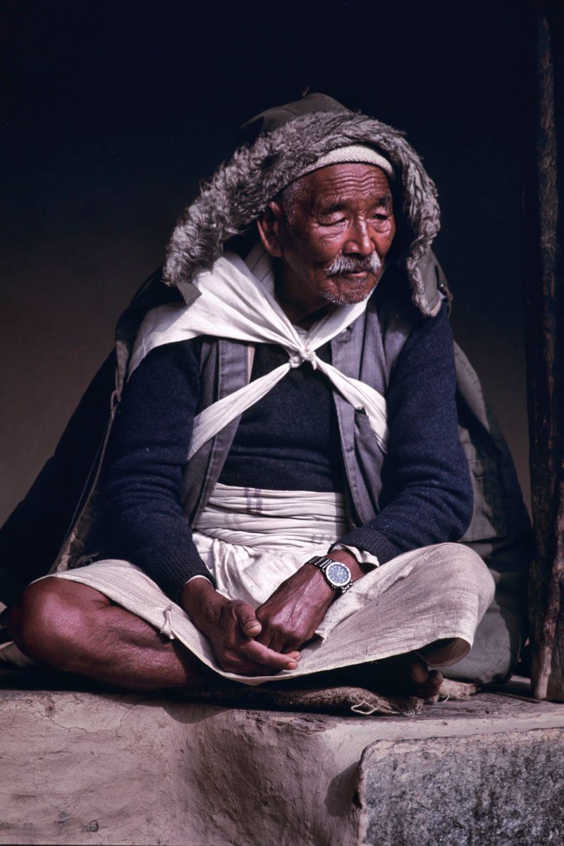 As duras condições de vento, sol e frio deixam sua marca nas faces e pele dos habitante da região.