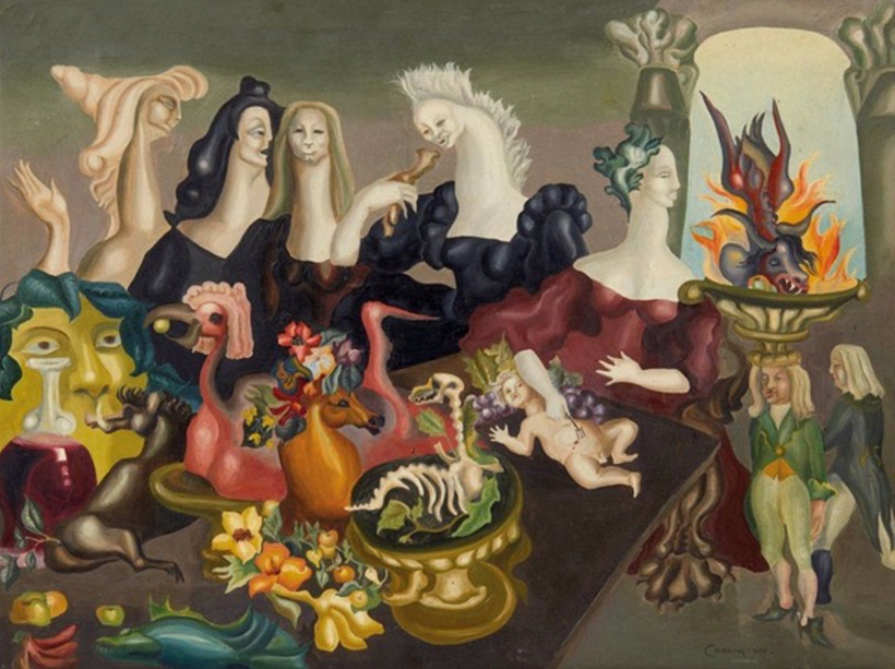 The Meal of Lord Candlestick by Leonora Carrington, 1938