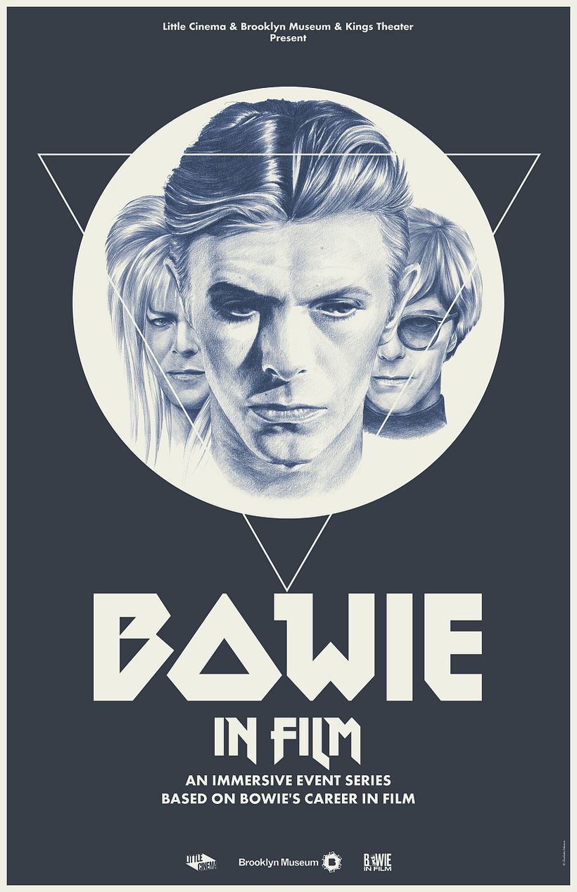 Bowie in film - Poster design 1