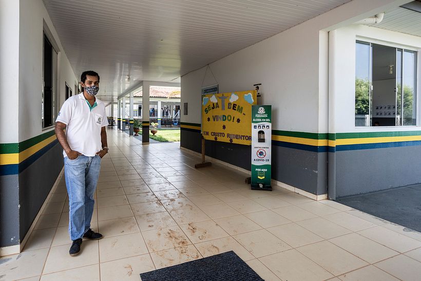 Escola no Assentamento São Pedro, no município de Paranaíta.