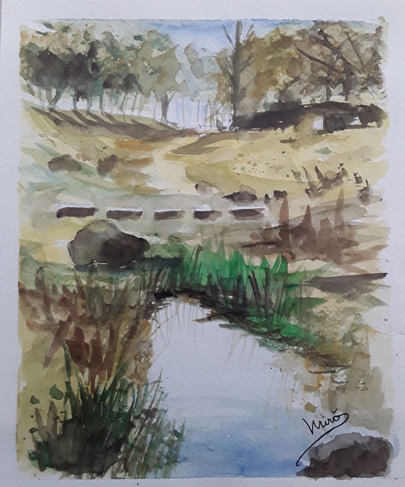 Mi Proyecto del curso: Paisajes naturales en acuarela 1