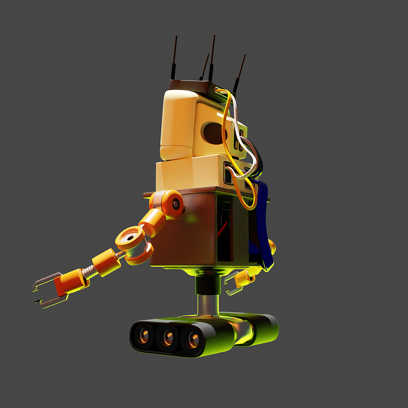 Mi Proyecto del curso: Introducción al diseño y modelado 3D con Blender 9