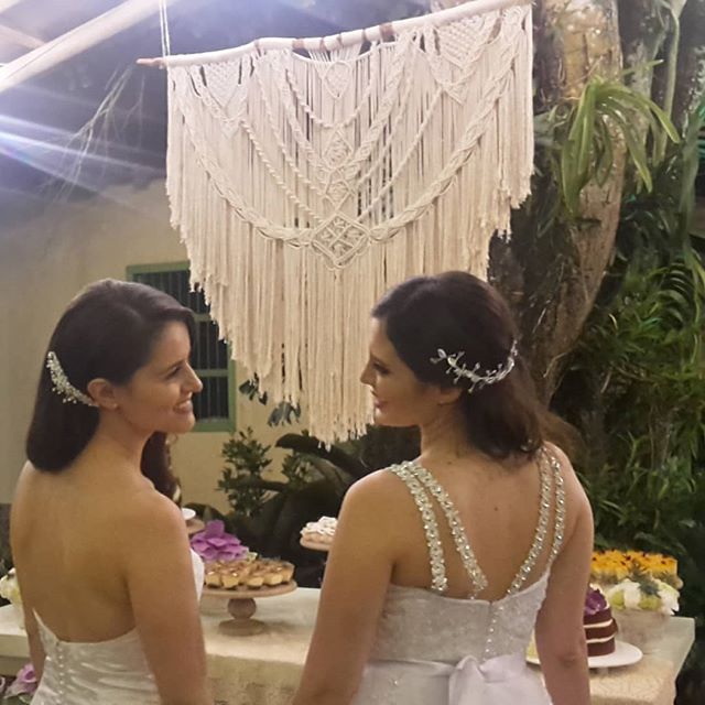 Telar en macramé