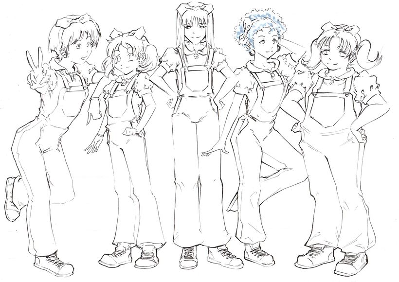 My project in Drawing Manga Characters from Scratch course 2