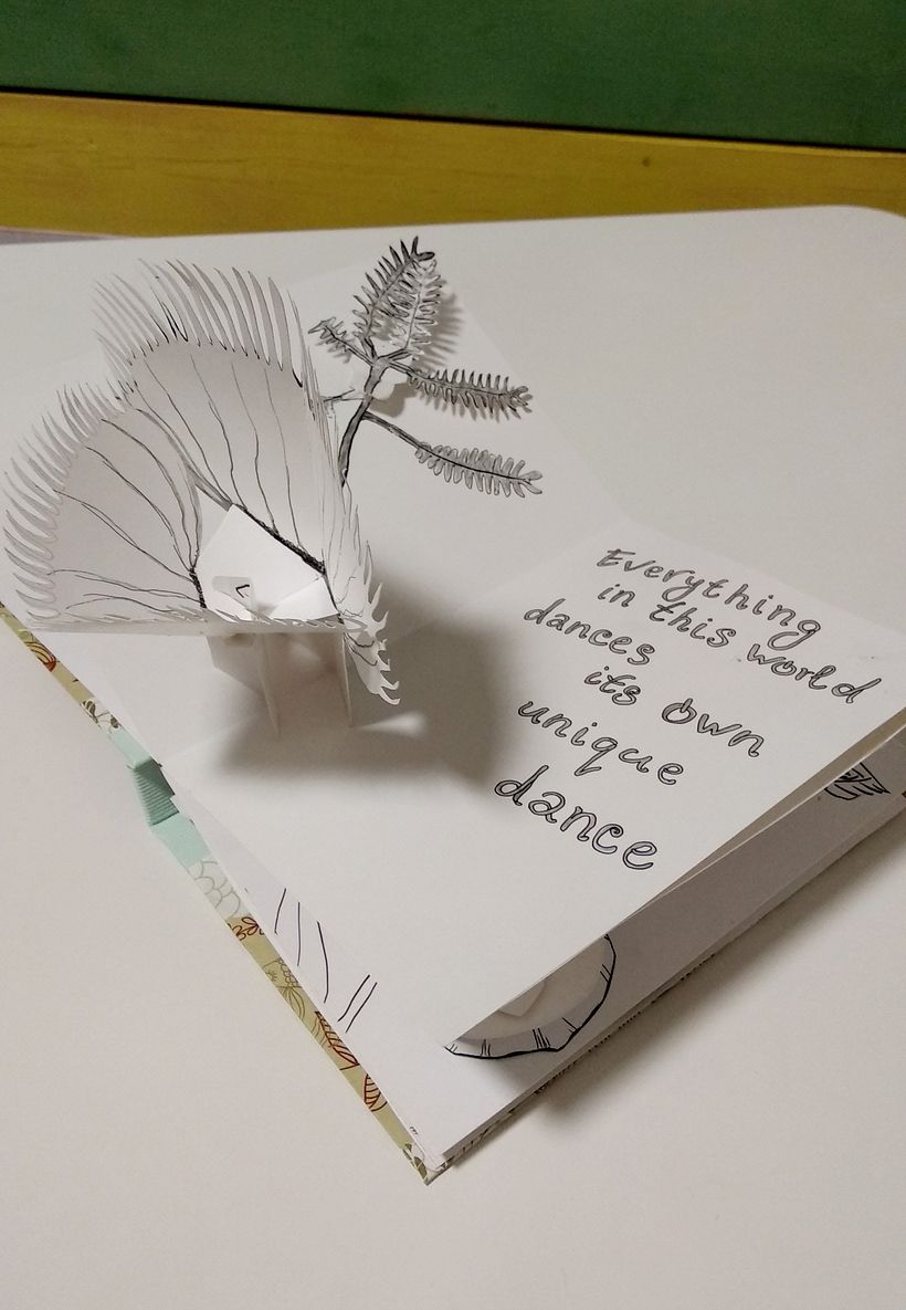 My project in Interactive Pop-up Books: Create a Paper World course 4