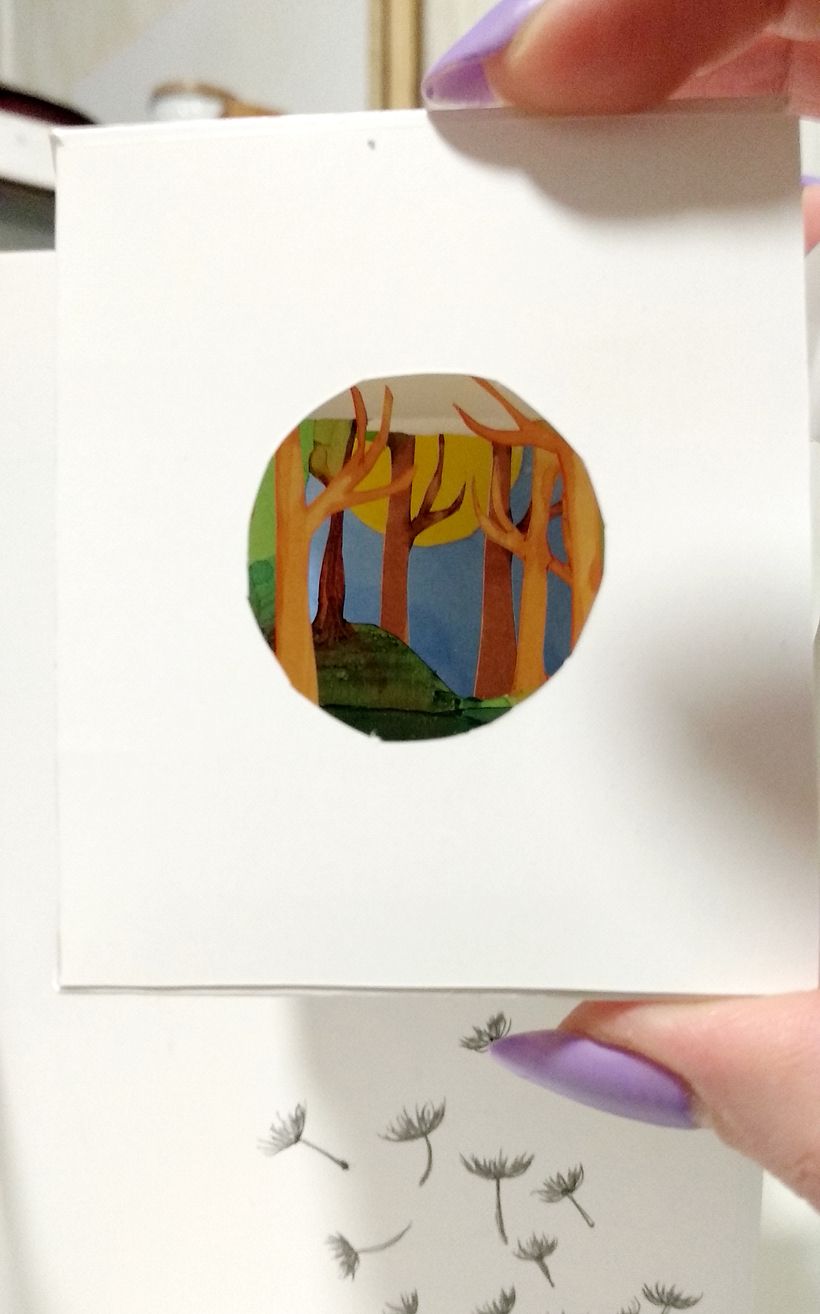 My project in Interactive Pop-up Books: Create a Paper World course 8