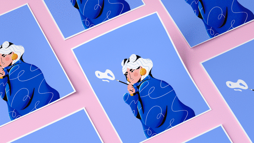 A ilustradora Catarina Alves e o motion designer Jonas Nunes são fundadores dos estúdios Itsacat e Goodog.tv