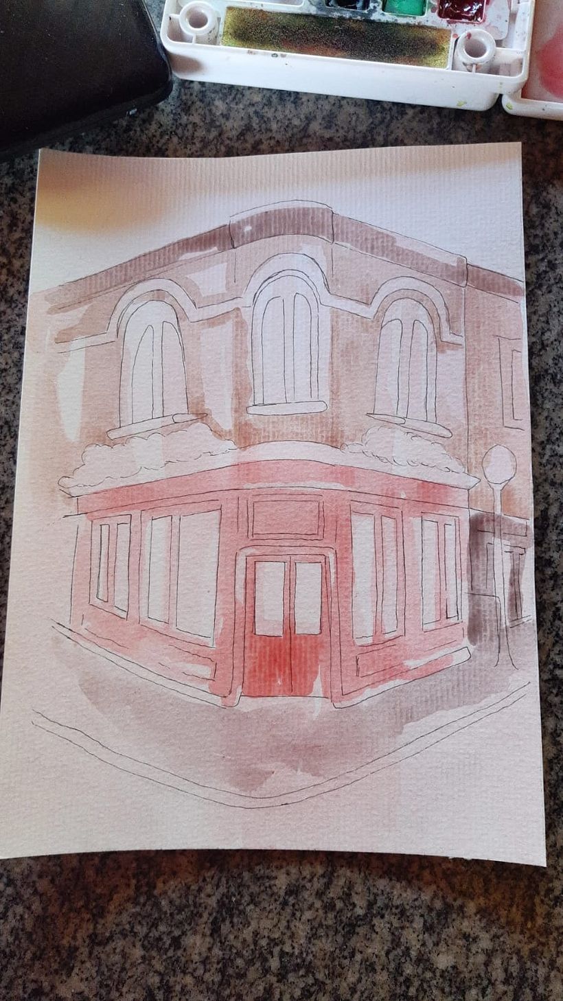 Mais uma camada de tinta.