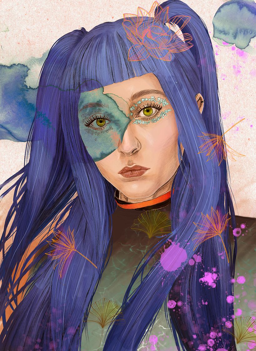 My project in Illustrated Portraits with Procreate course 2