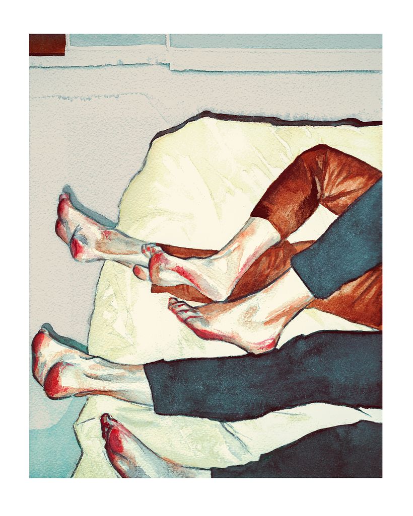 My project in Expressive Figure Drawing: Explore Lines, Shapes and Colors course 4