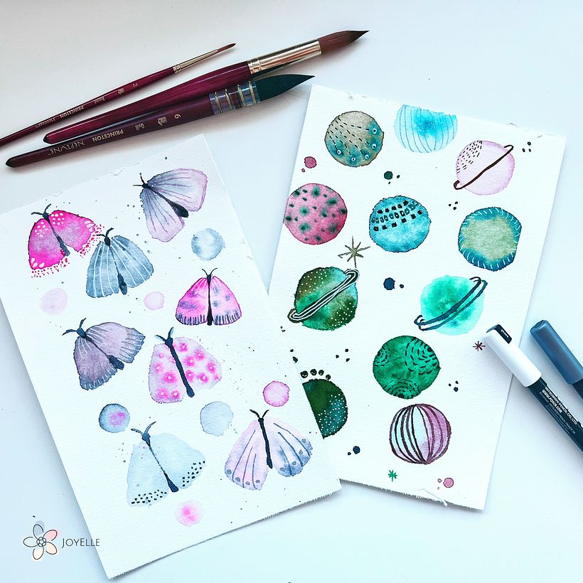 My project in Artistic Floral Watercolor: Connect with Nature course 7