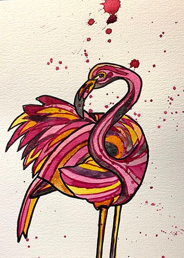 My project in Experimental Watercolor Techniques for Beginners course 4