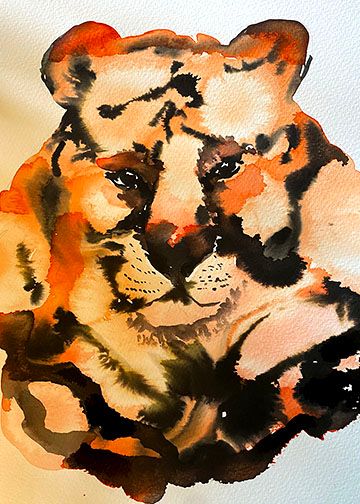 The Tiger that came to tea but stayed for dinner too