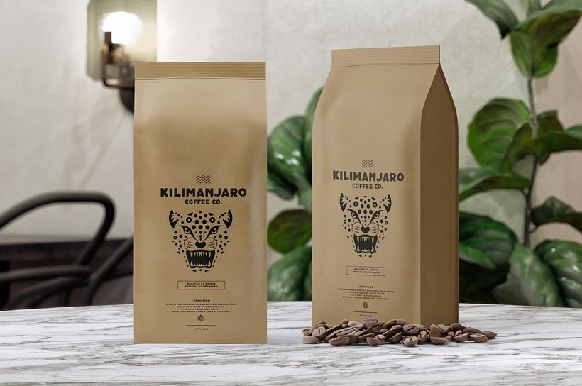 Illustrationen von Catalina Estrada für die Verpackung einer Kaffeemarke. 
