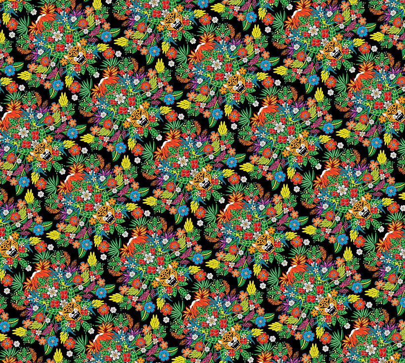 Das Muster wurde von Catalina Estrada entworfen. 