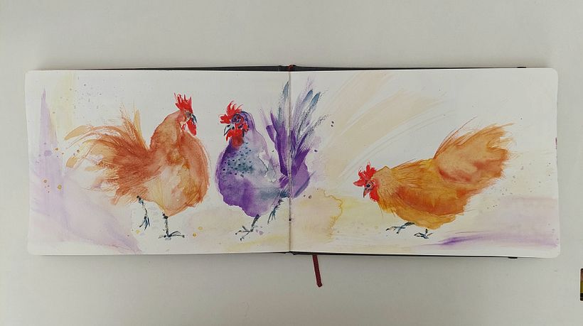My project in Creative Watercolor Sketching for Beginners course 15