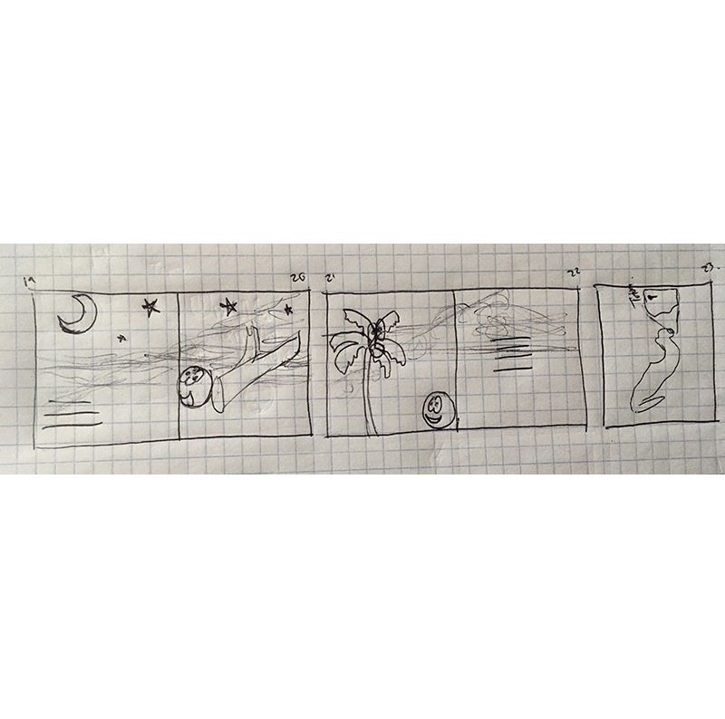 bocetos de la historia