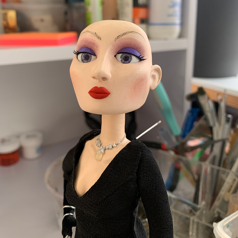 'Grand High Witch' Latex Puppet 6