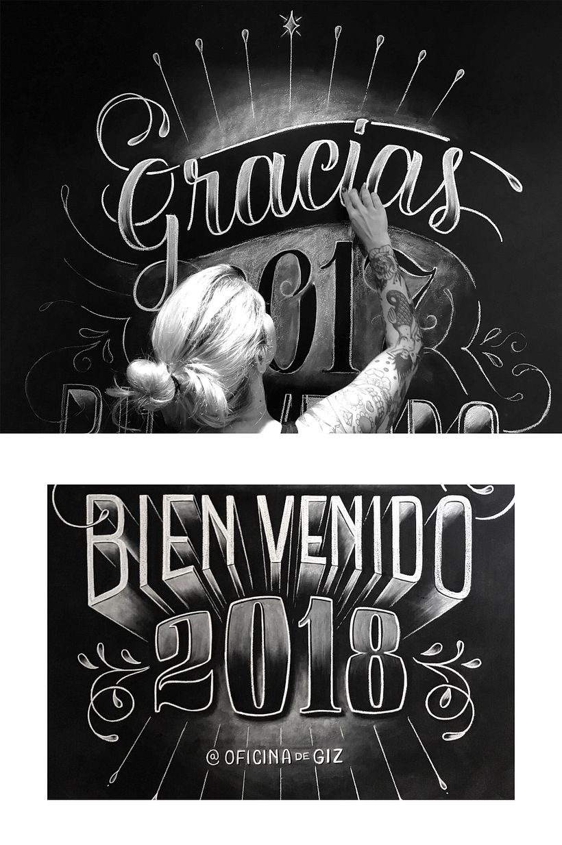 Mural de Ano Novo 2017/2018 - Design