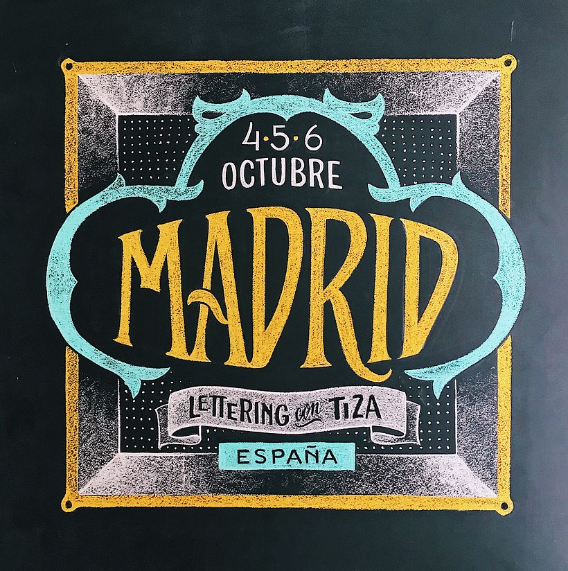 Lettering con Tiza en Madrid 2