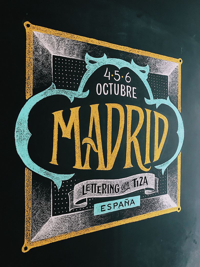 Lettering con Tiza en Madrid 6
