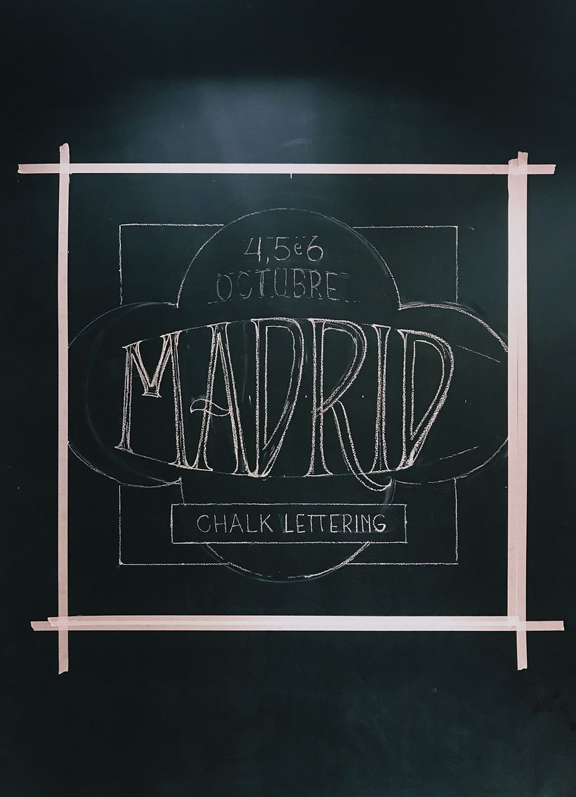 Lettering con Tiza en Madrid 3