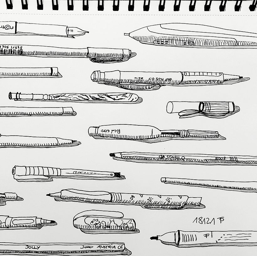 Mein Kursprojekt: Die Sketching Kunst: Transformiere Skizzen in Kunst 3