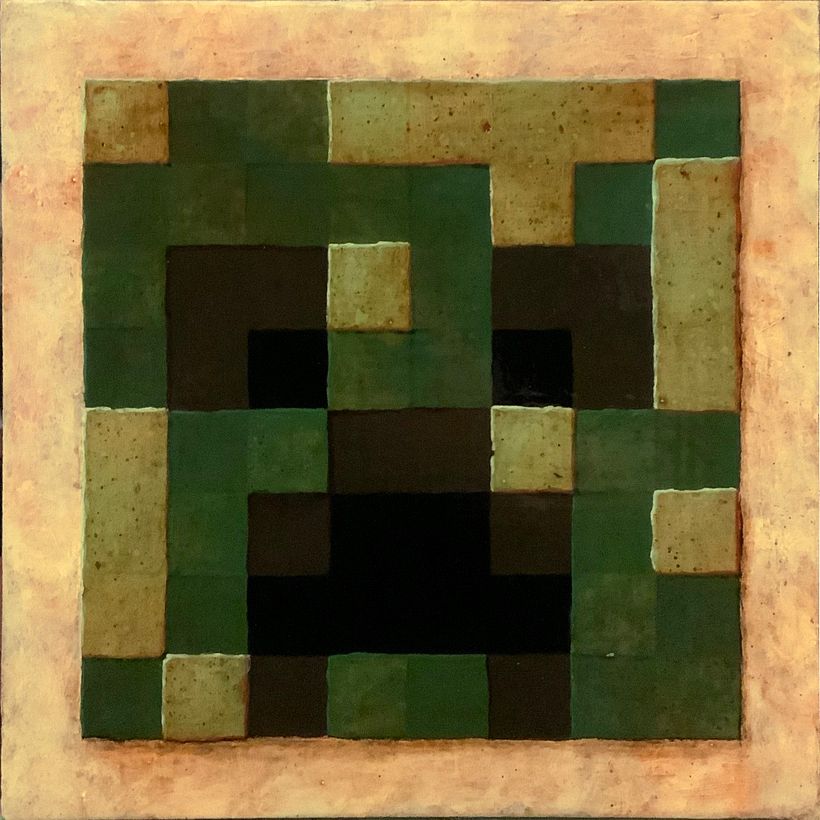 30x30cm, acrilico su tela