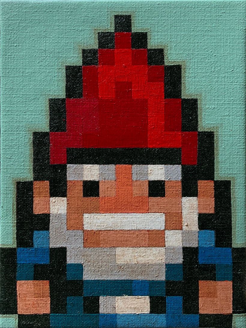 30x40cm, acrilico su tela