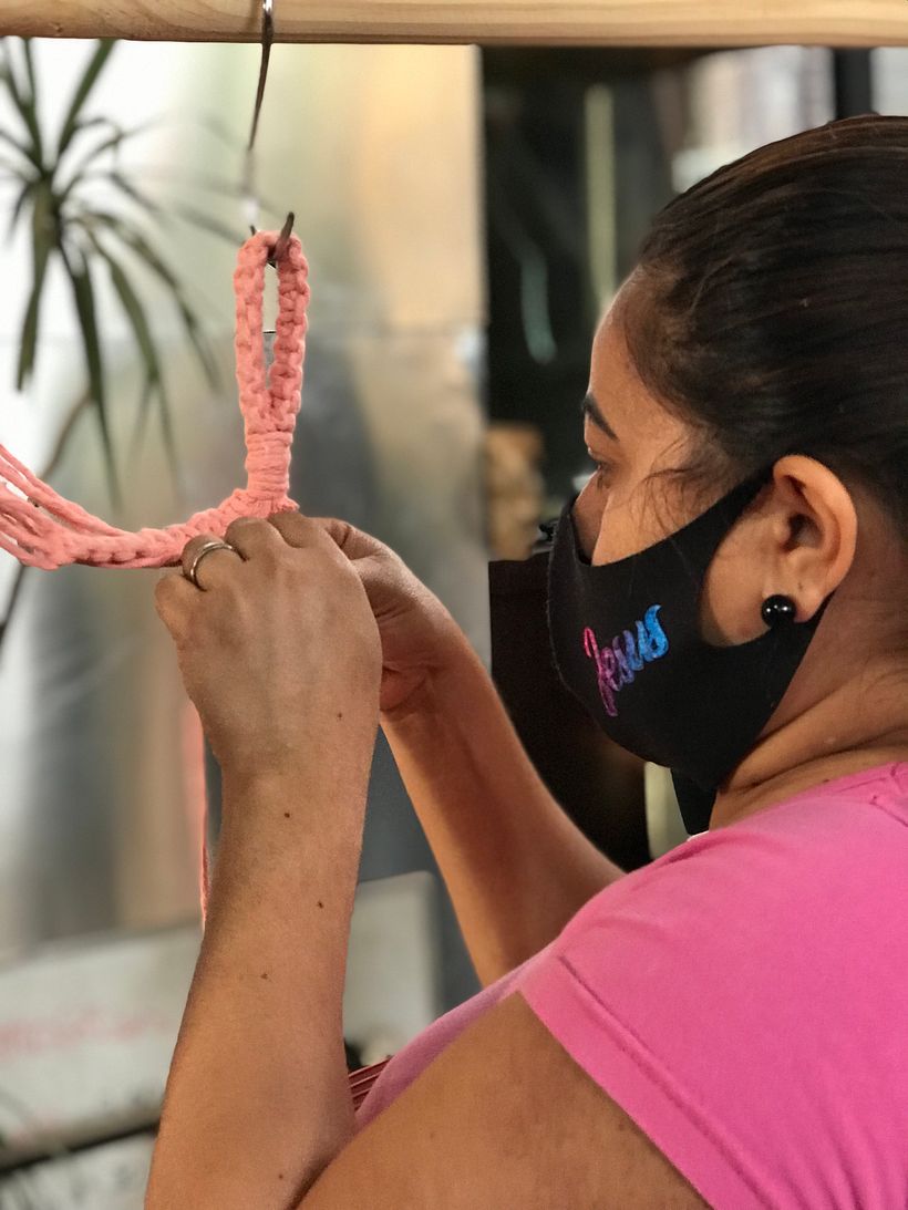 Projeto Repartir - Macramé