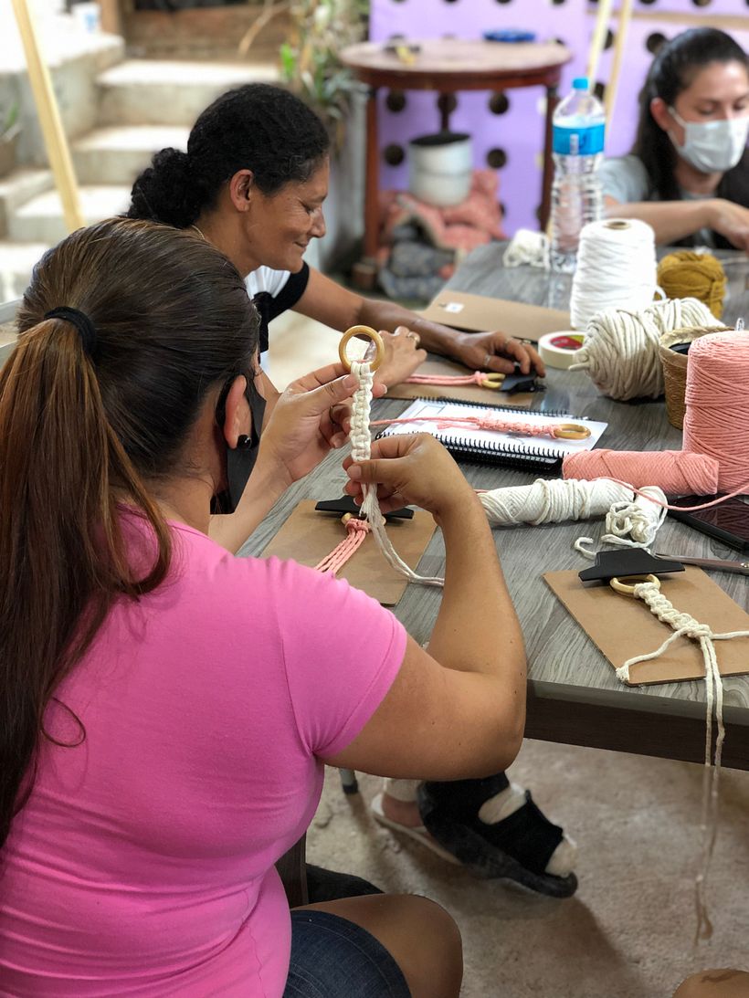 Projeto Repartir - Macramé