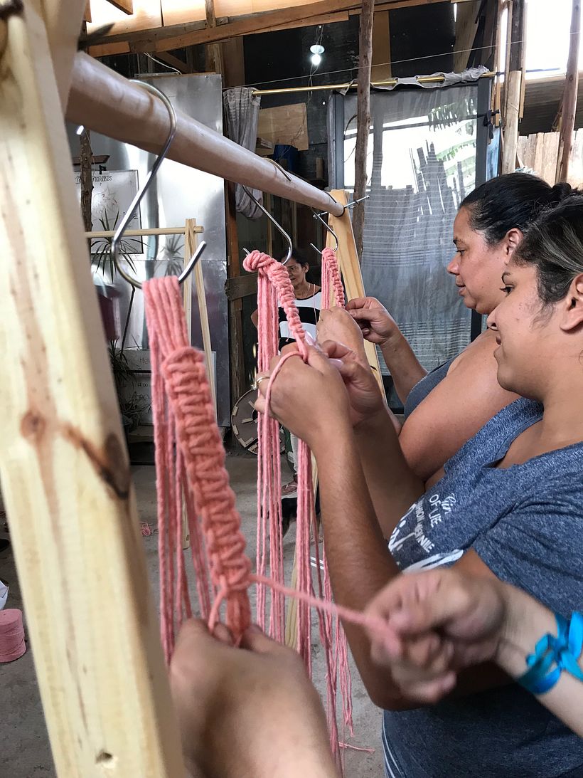 Projeto Repartir - Macramé
