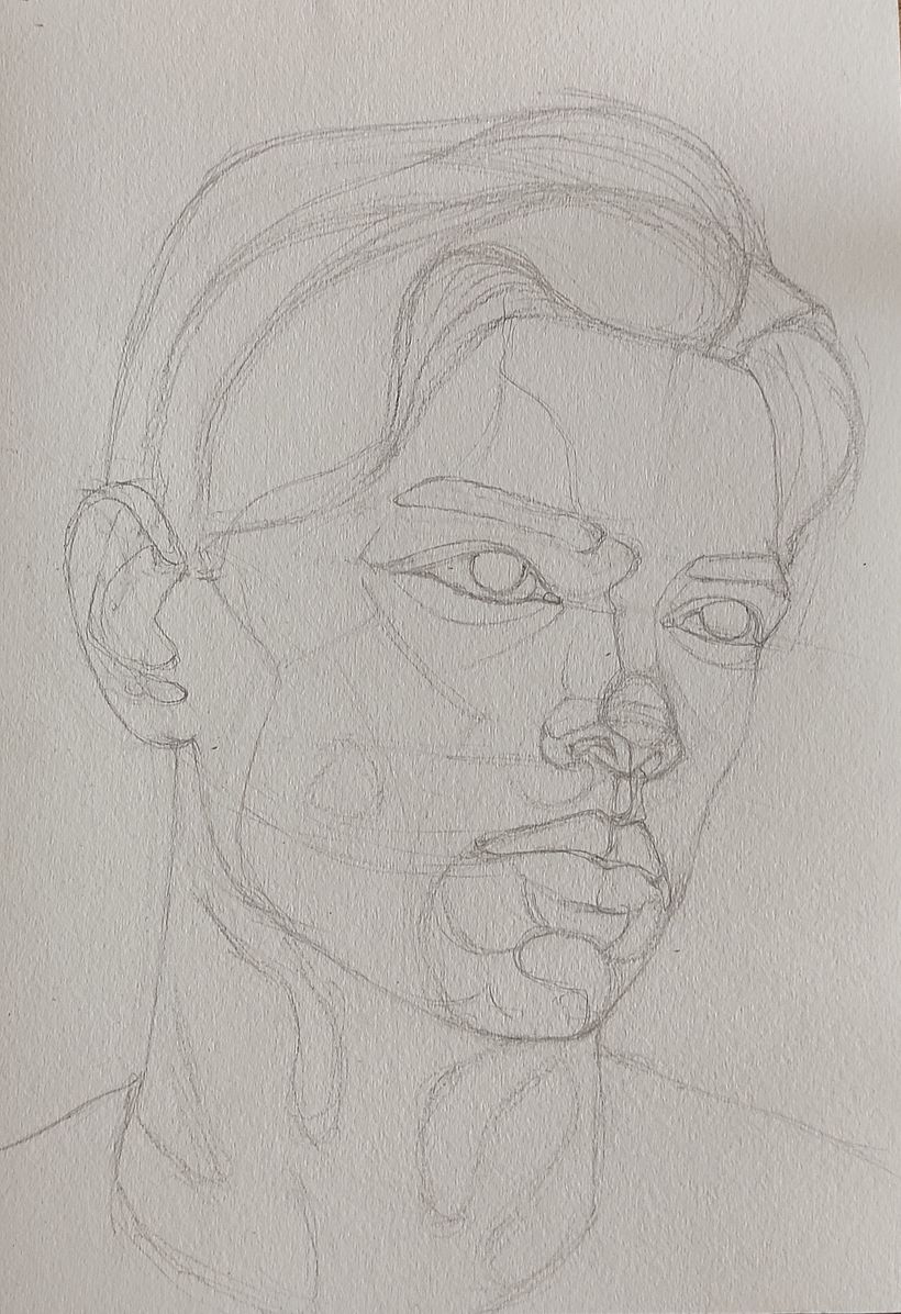 My project in Portrait Sketchbooking: Explore the Human Face course 2