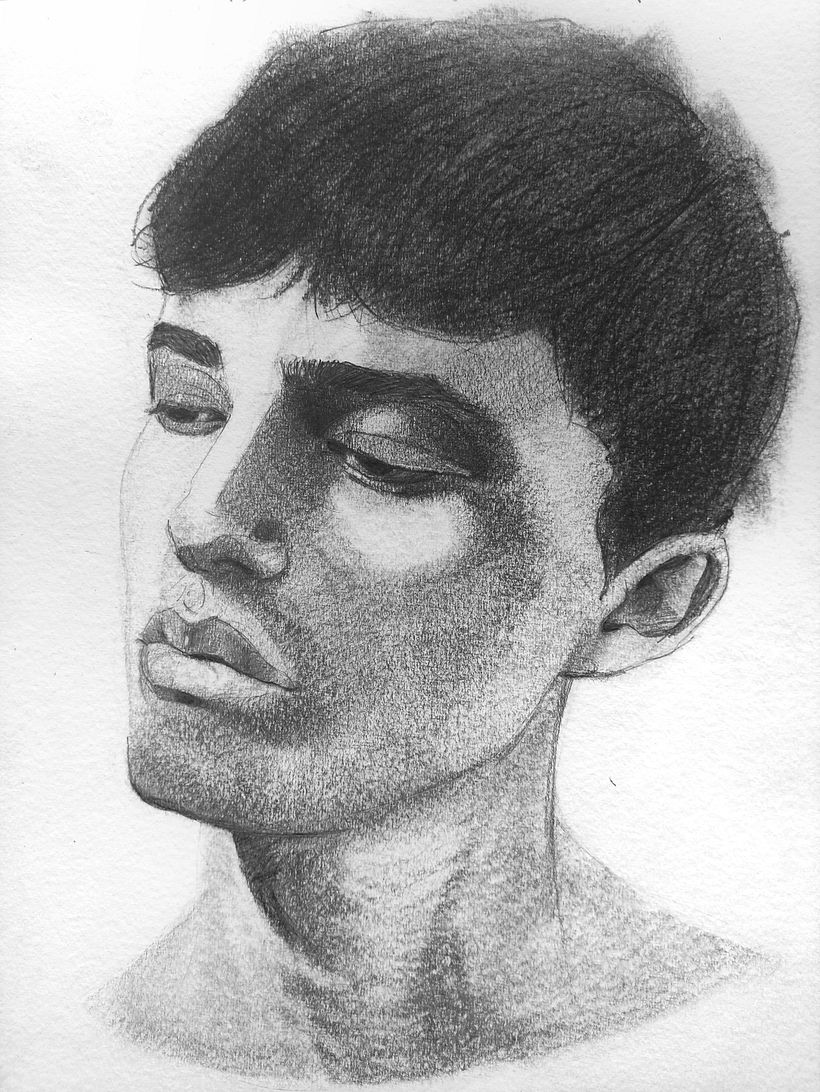 My project in Portrait Sketchbooking: Explore the Human Face course 4