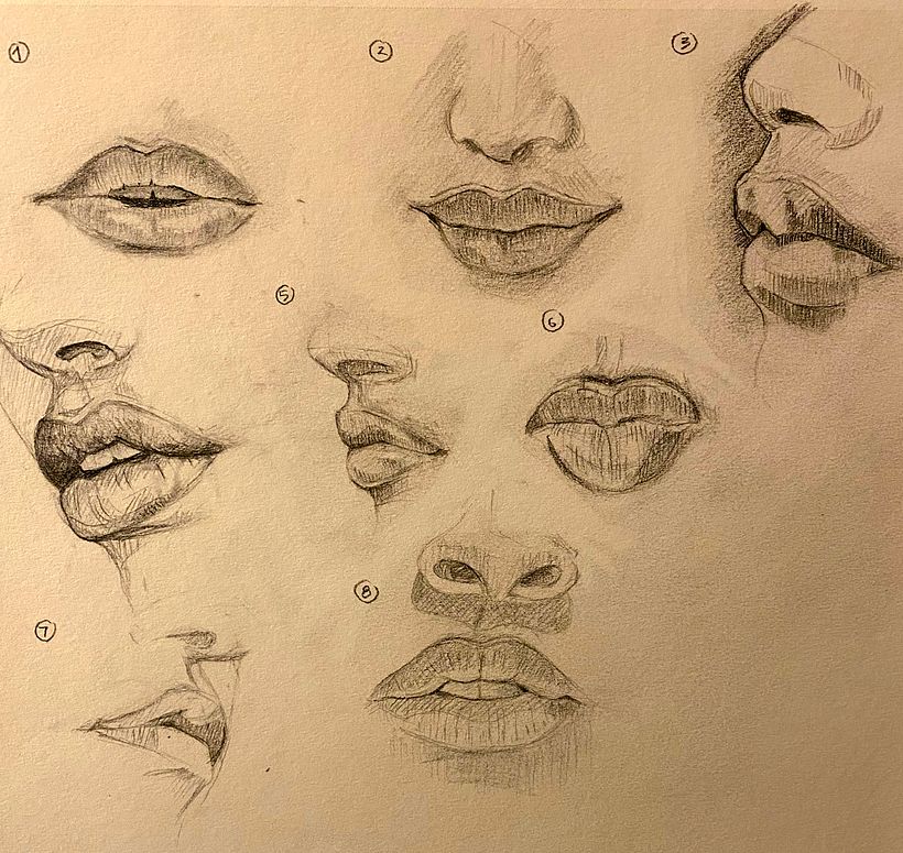 Mon projet du cours : Carnet de portraits : explorez le visage humain 4