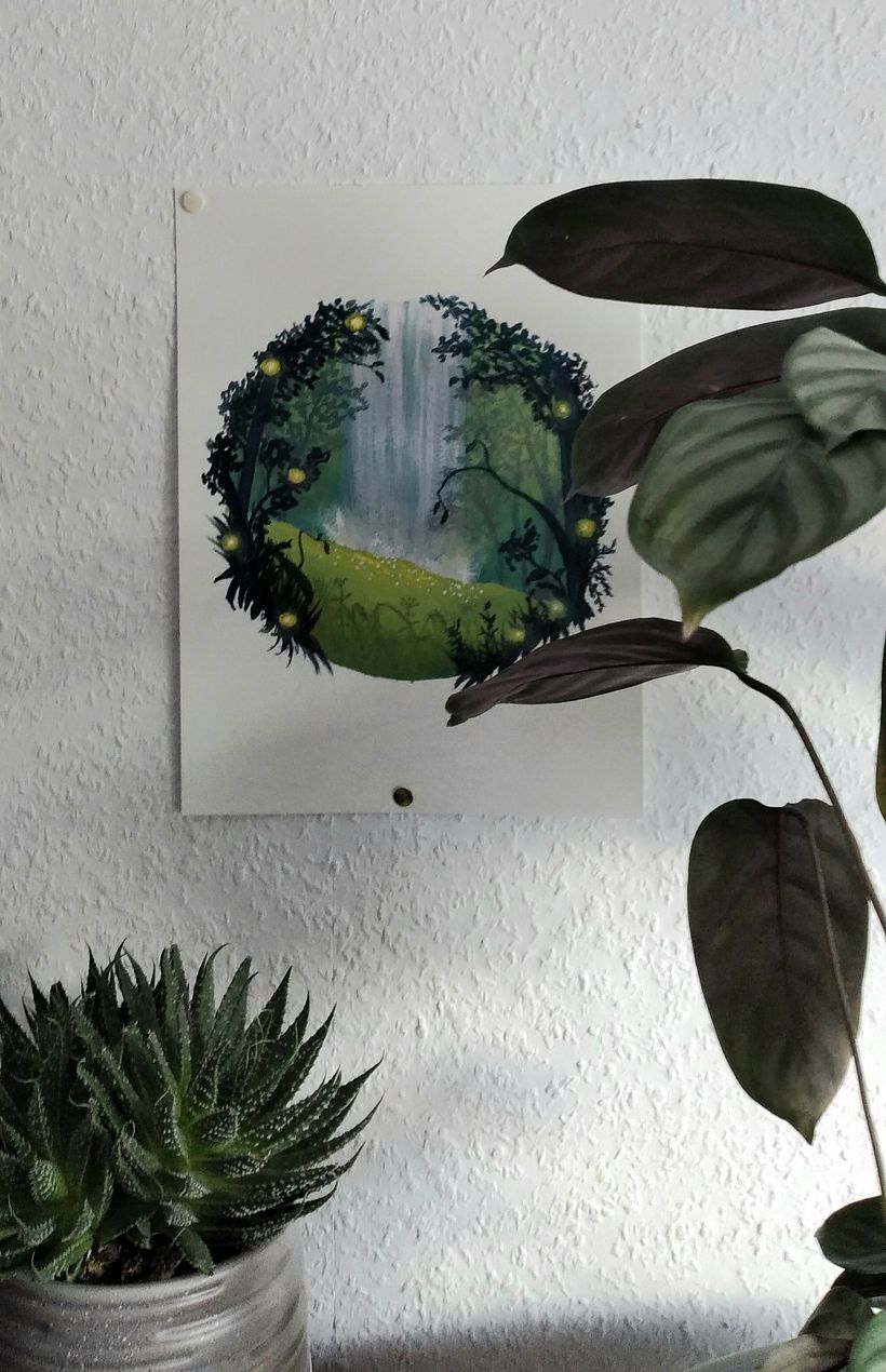 Mein Kursprojekt: Märchenlandschaften mit Gouache malen 3