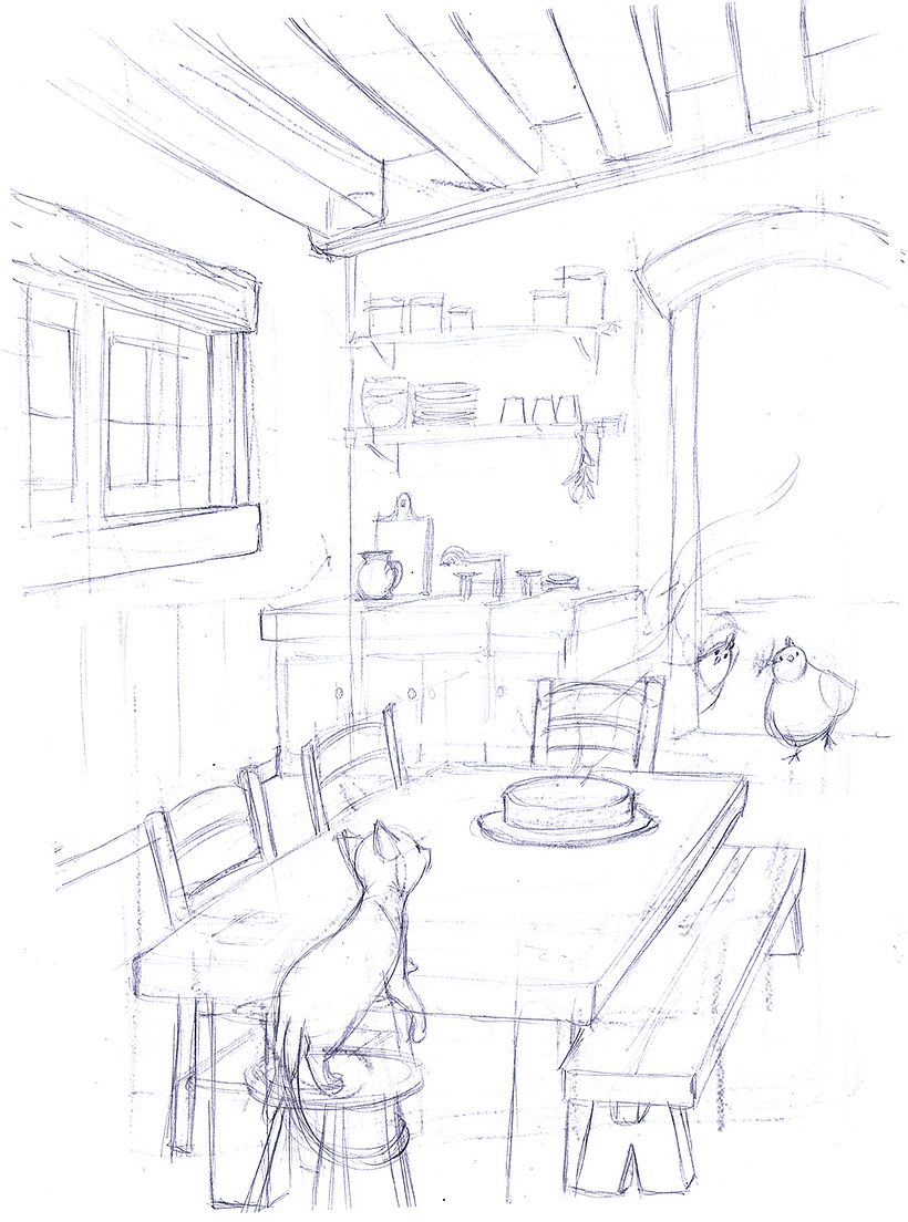 Hier ist die erste grobe Skizze