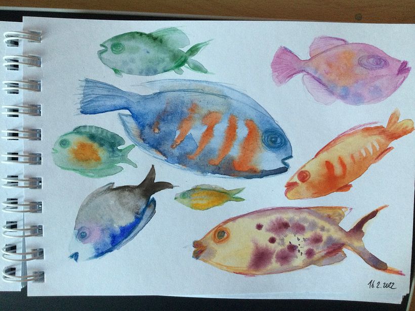 My project in Creative Watercolor Sketching for Beginners course 14