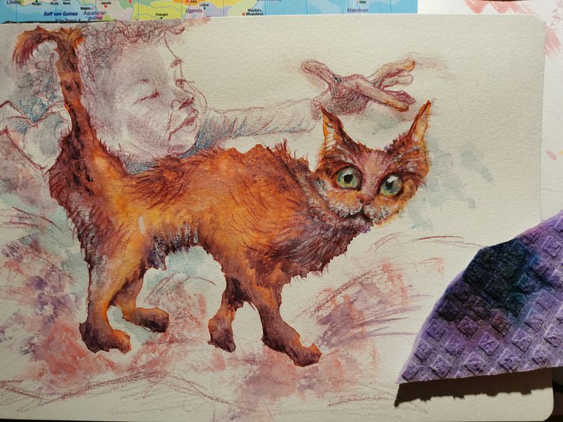 My project in Creative Illustration Techniques with Gouache course 2
