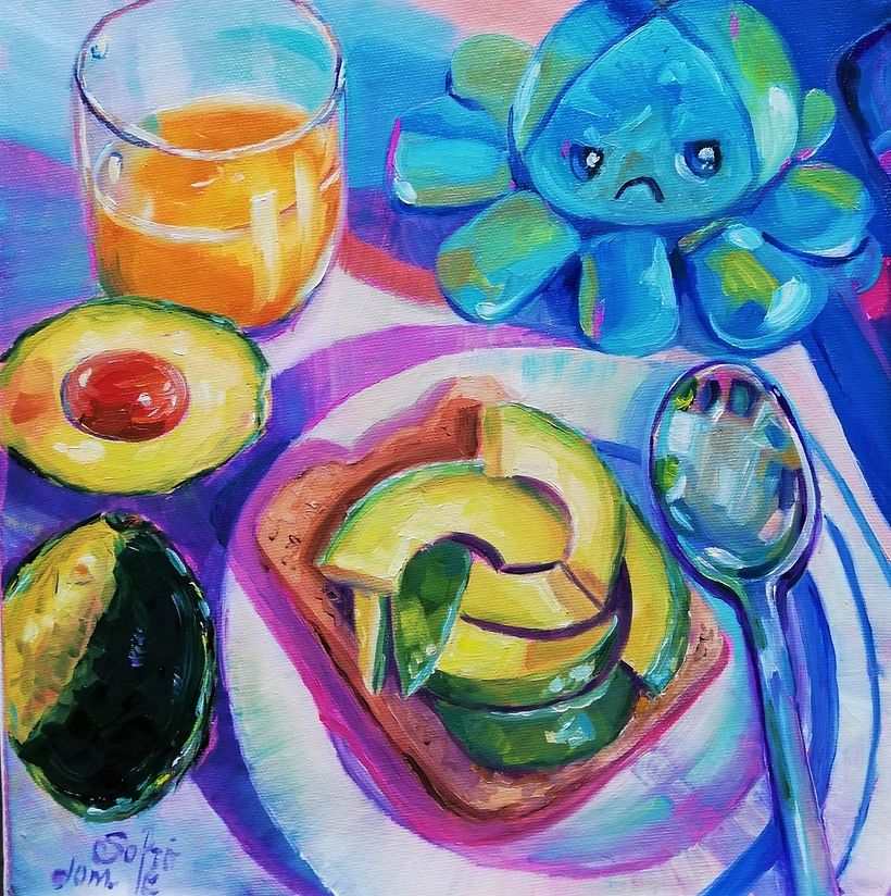 oil,stil life from domestica course.my final work.