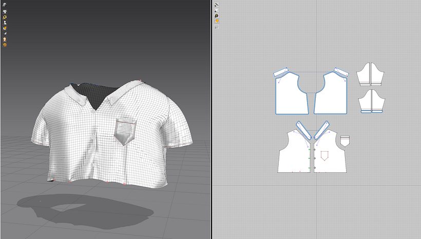 Shirt made in Marvelous Designer