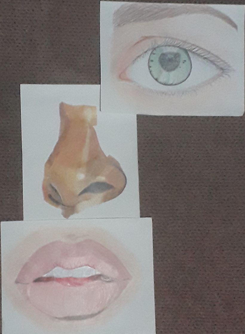 Mi Proyecto del curso: Retrato realista con lápices de colores 1