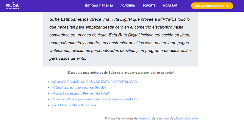 Blog que hice para la empresa donde trabajo, muchas gracias.