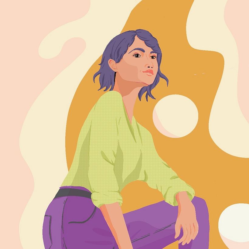 My project in Stylish Character Illustration in Procreate course 4