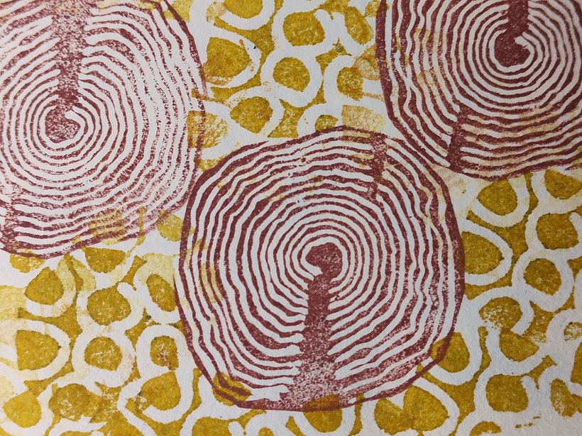 Mon projet du cours : Illustrations avec des tampons faits main 6