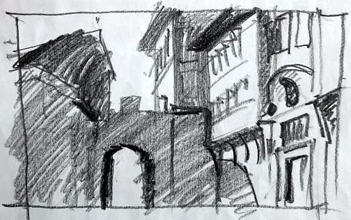 My project in Architectural Illustration with Watercolor course 5