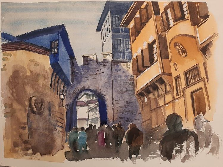My project in Architectural Illustration with Watercolor course 9