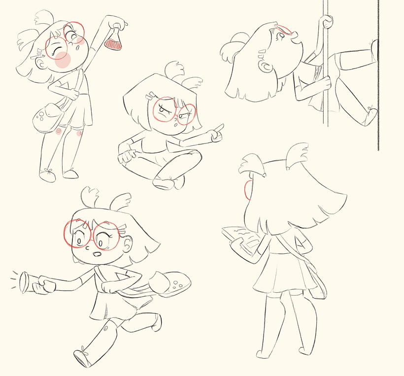 Estudo de Poses Chloe