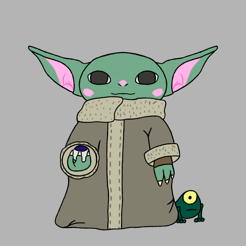 Grogu a lápiz 6